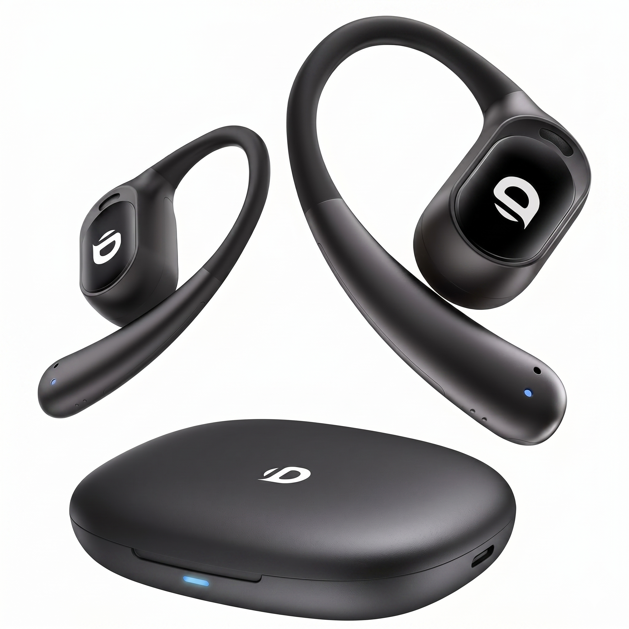 Open Ear Earbuds, True Wireless Open Ear Headphones with Earhooks, Air… product