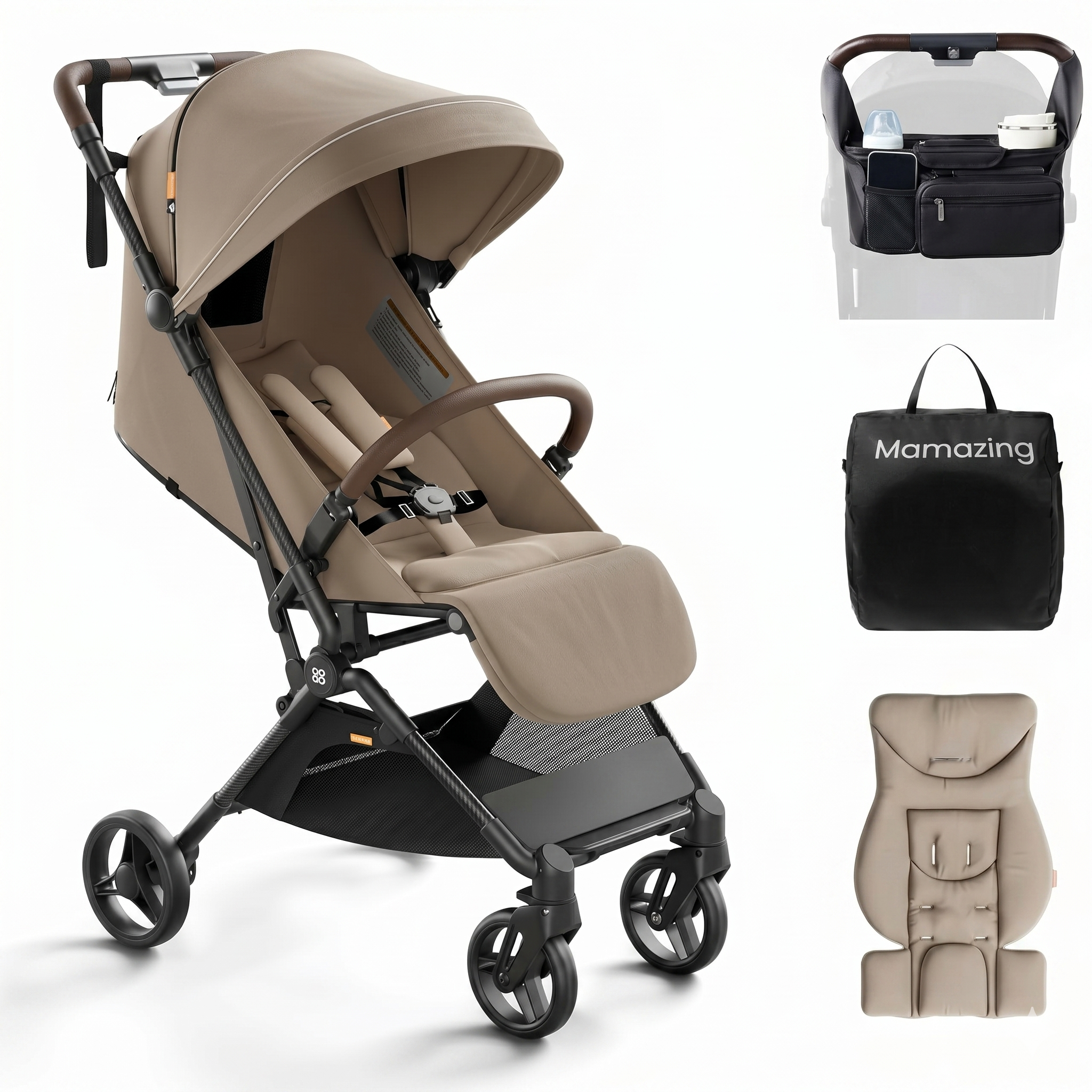 MAMAZING Lightweight Baby Travel Stroller with Carbor Fiber… product