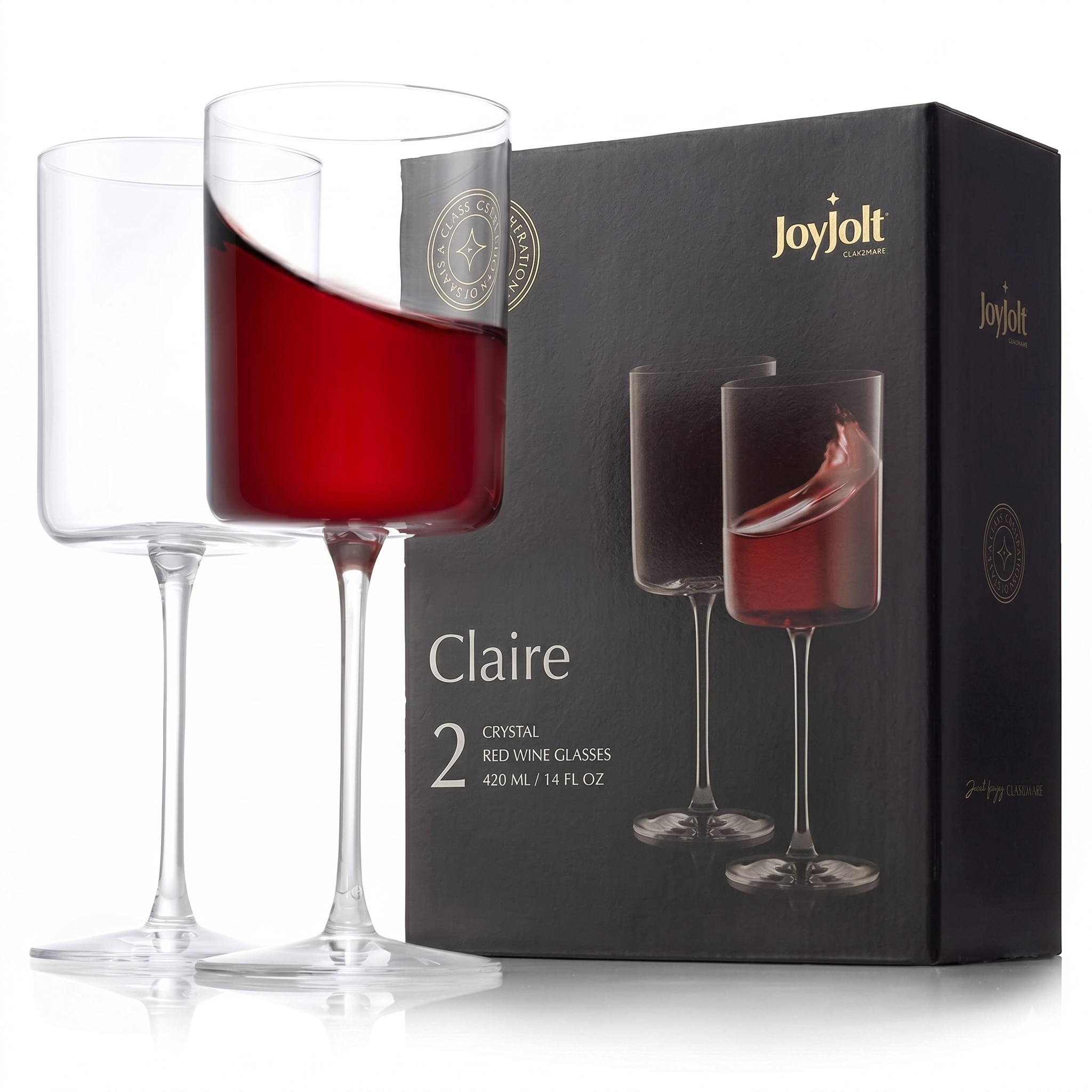 JoyJolt Claire 14oz Red Wine Glass… product